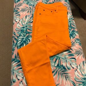Stylus by JCP Orange Skinny Ankle Jeans